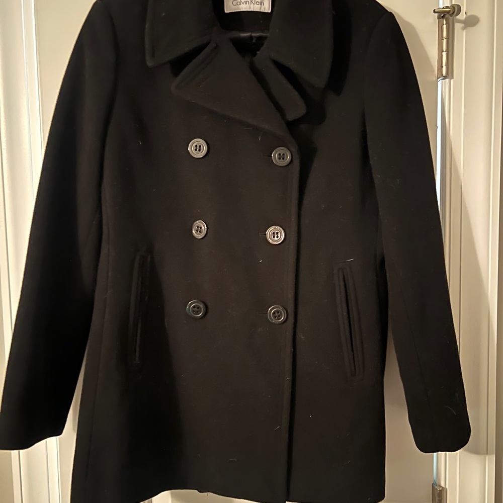 Calvin Klein Women's Classic Black Peacoat